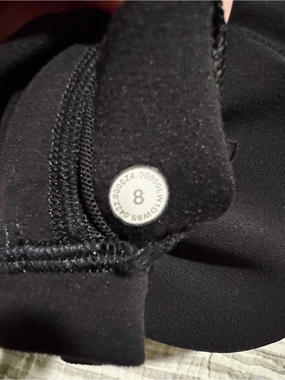 Lululemon Align Ribbed Bodysuit 25" In Black Women’s Sz 8 - Picture 7 of 11